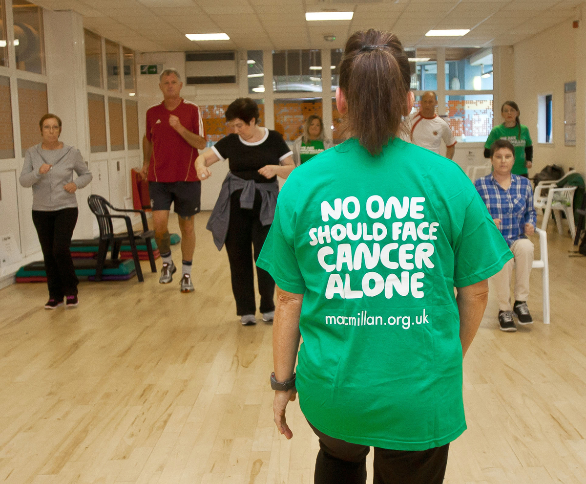 Exercise classes for people affected by cancer