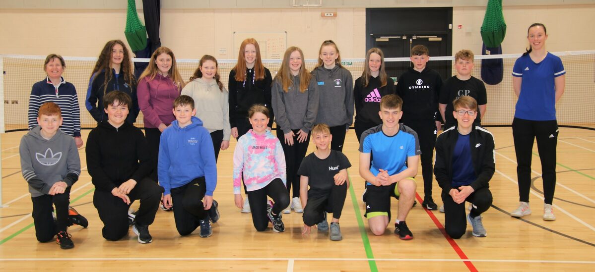 Badminton players' smashing time with star coach