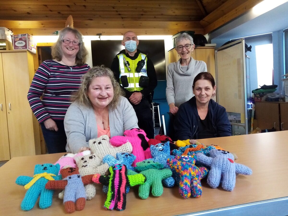 Traumatised children comforted by Lochgilphead group's handmade teddies