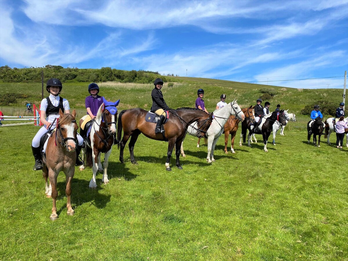 Record numbers at pony club's Skipness show