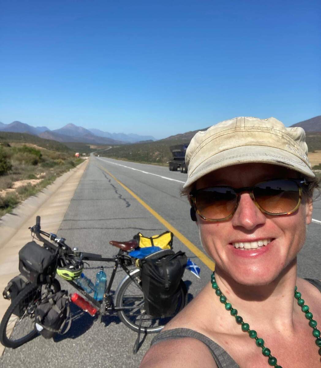 Eilidh covers Cairo to Cape Town on a bargain bike