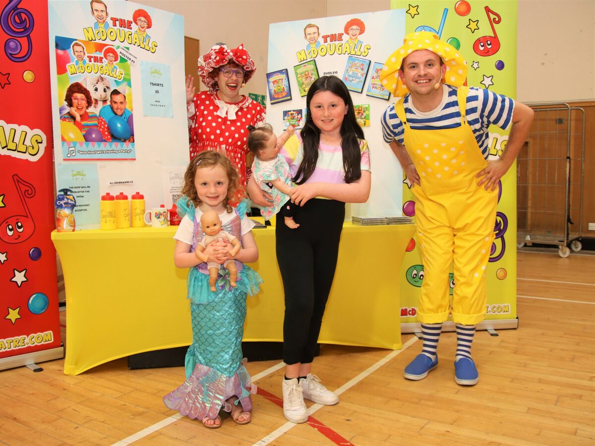 McDougalls make a splash during seaside sing-along