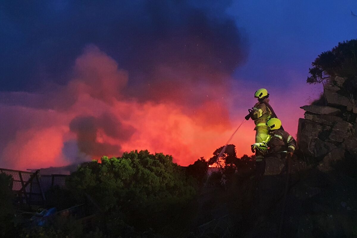 Boy charged after large fire in Carradale