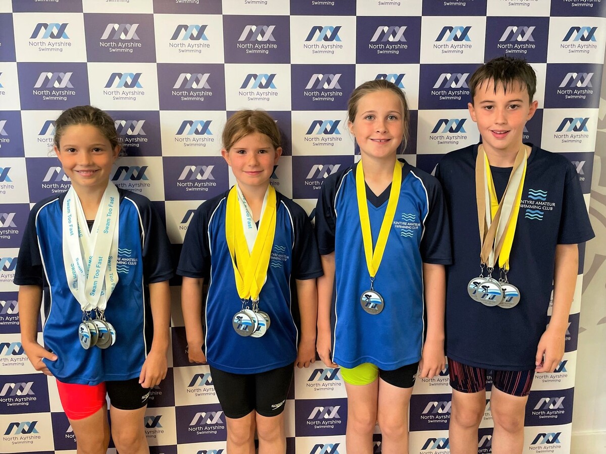 Swimmers take home the medals from North Ayrshire meets