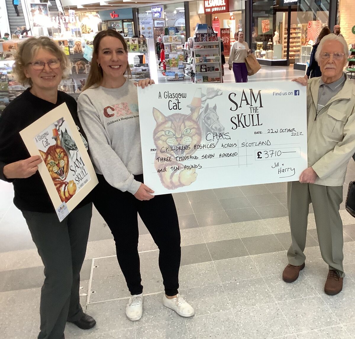 Sam the Skull illustrator donates profits to children’s hospice charity