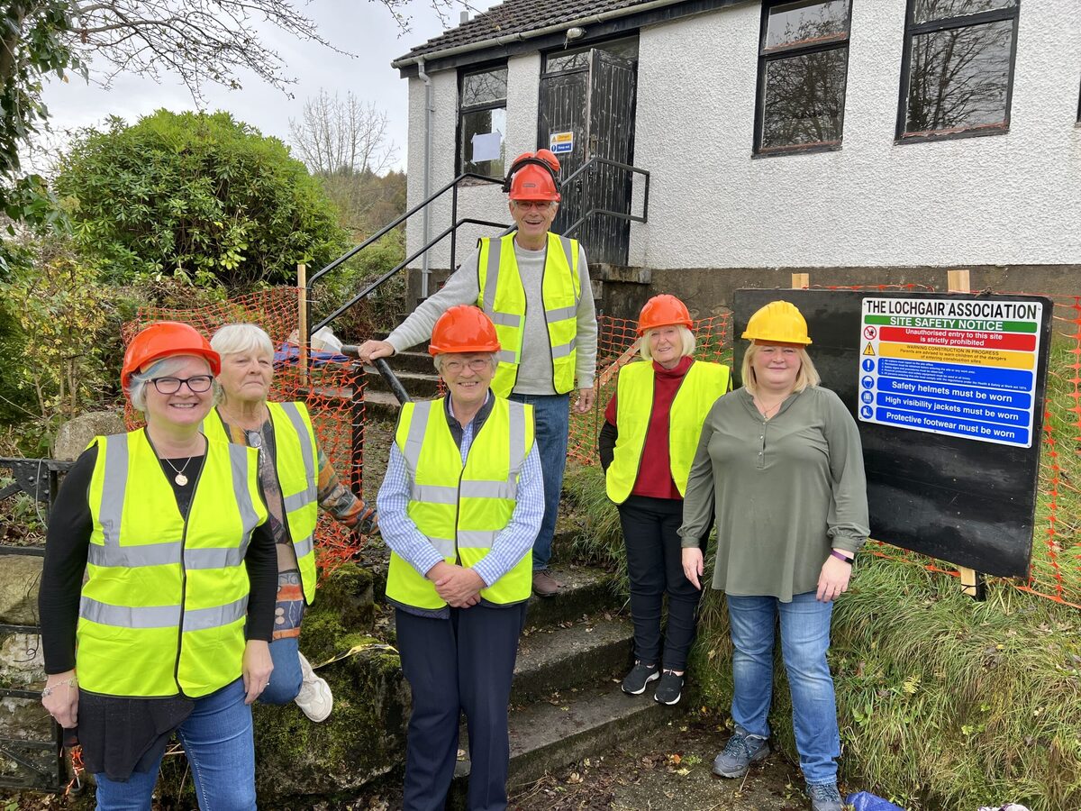 Lochgair hall refurb gets helping hand