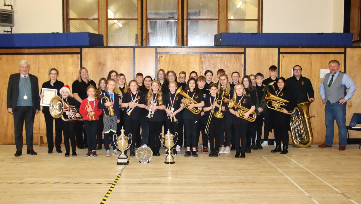 Provost's praise for town's champion brass band