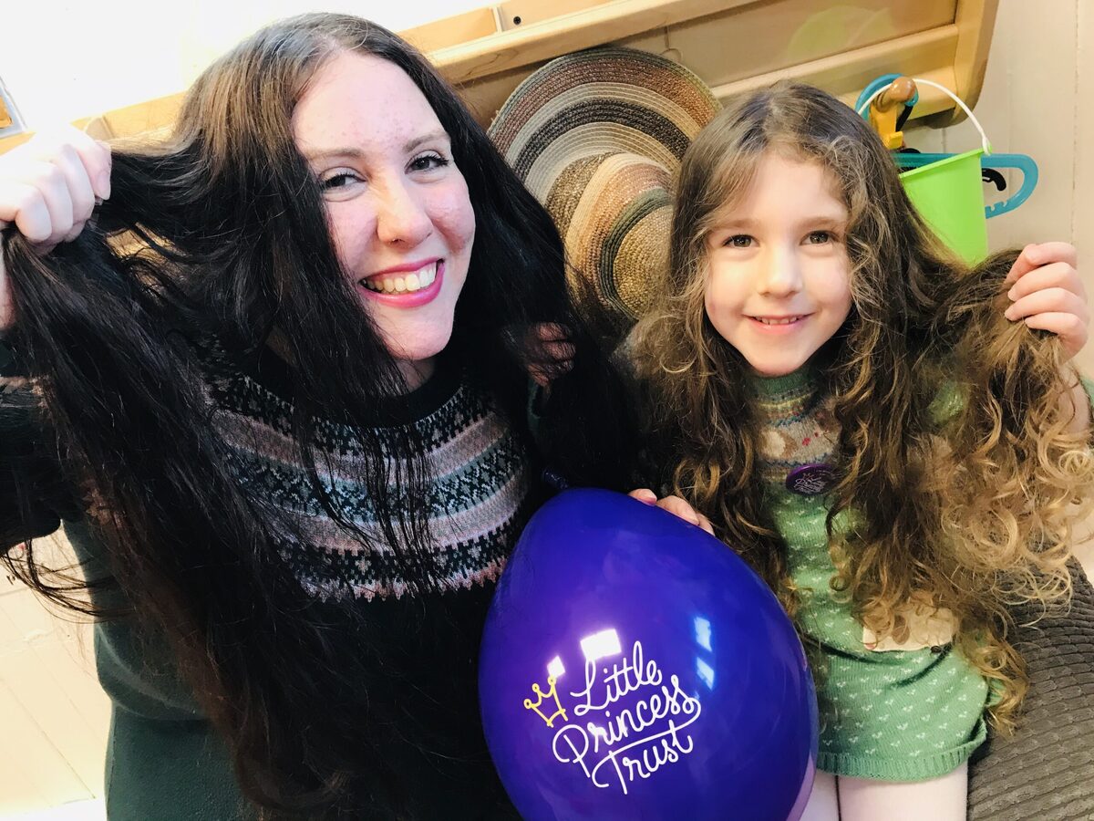 Hair we go! Mum and daughter get hair chopped for charity
