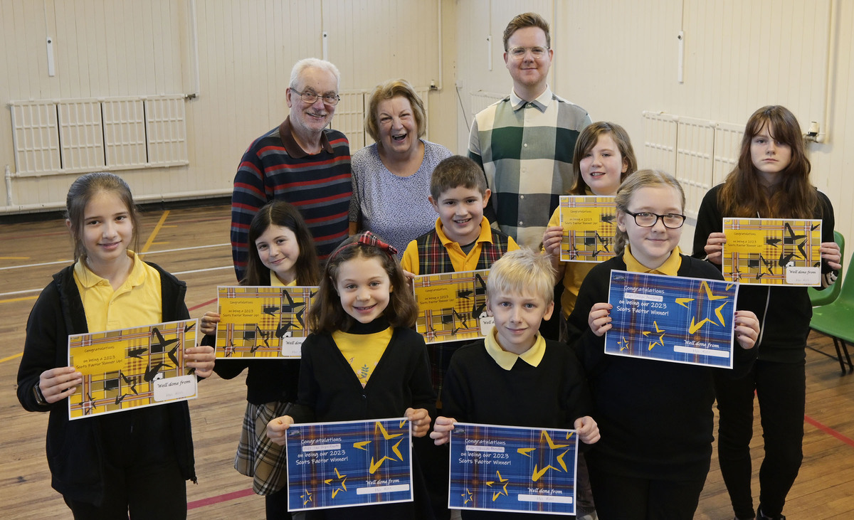 Inverlochy Primary pupils definitely have the Scots Factor!