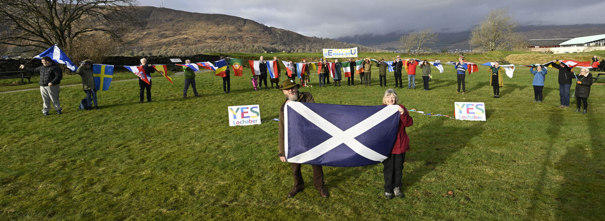 Local indy ref campaigners mark Brexit anniversary