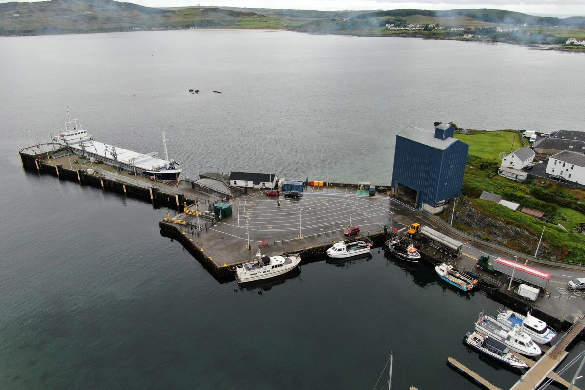 Drop-in for update on Port Ellen ferry terminal revamp