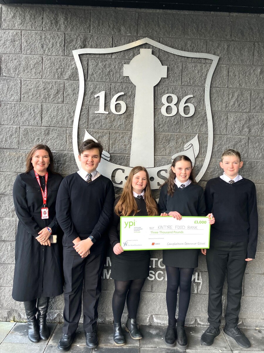 Campbeltown students secure food bank funds