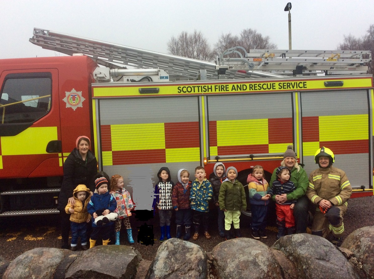 St Bride's kids see red on special visit