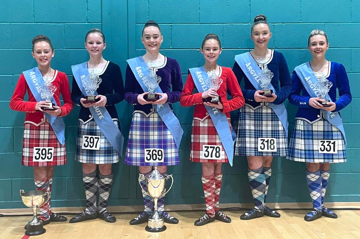 Kintyre Highland dancers part of triumphant Argyll team