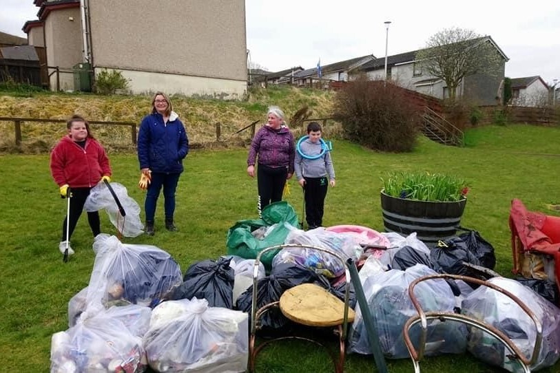 Upper Achintore big spring clean