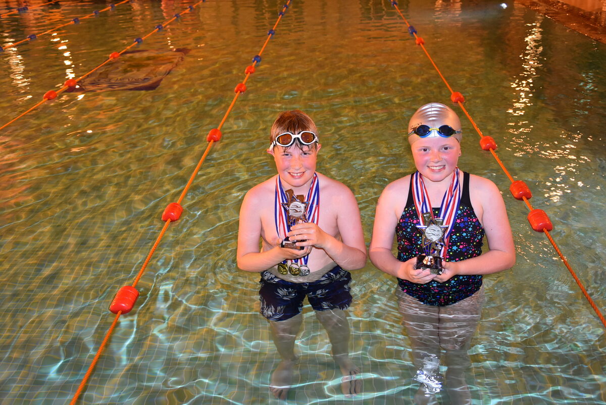 Primary pupils battle it out at swimming gala