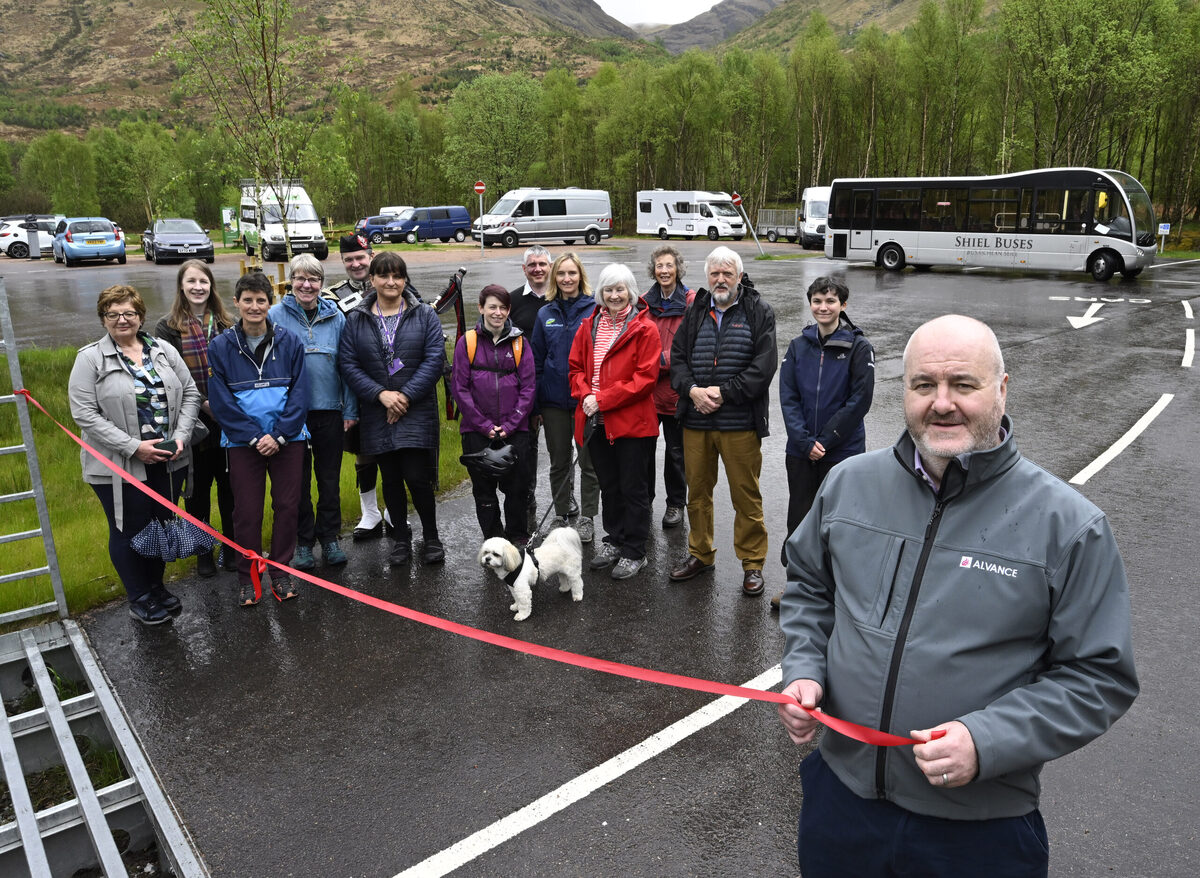 Glen Nevis Lower Falls car park and visitor improvement project opens