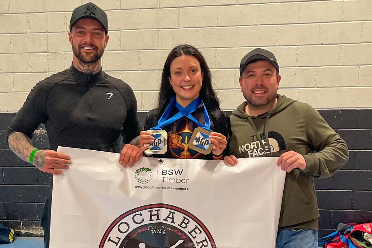 Double silver as Chloe steps up for her dad