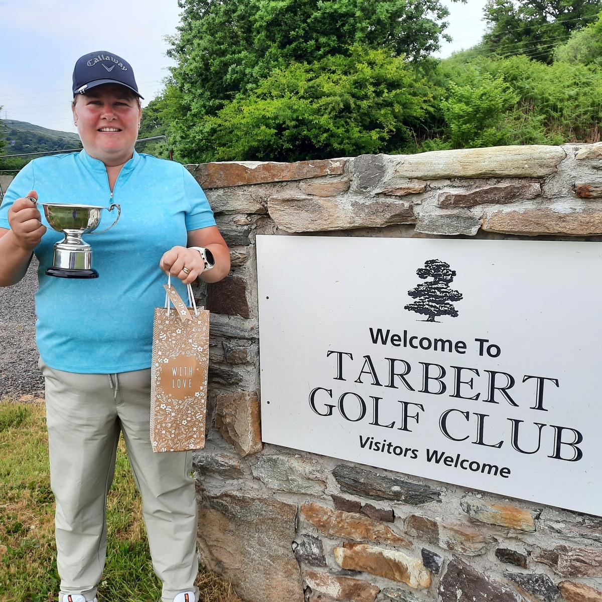 Double win for golfer Laura