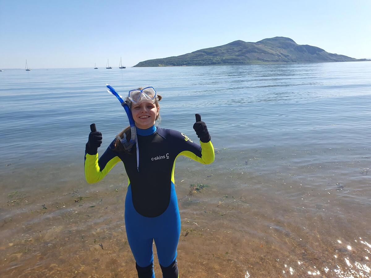 Students make a splash snorkelling with COAST