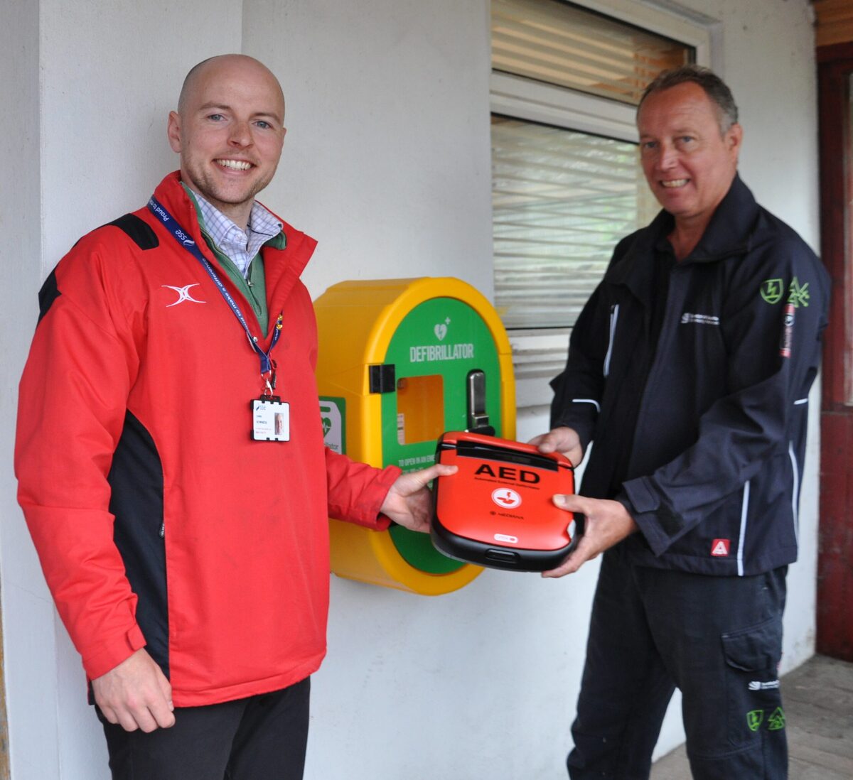 New defibrillator near ferry terminal