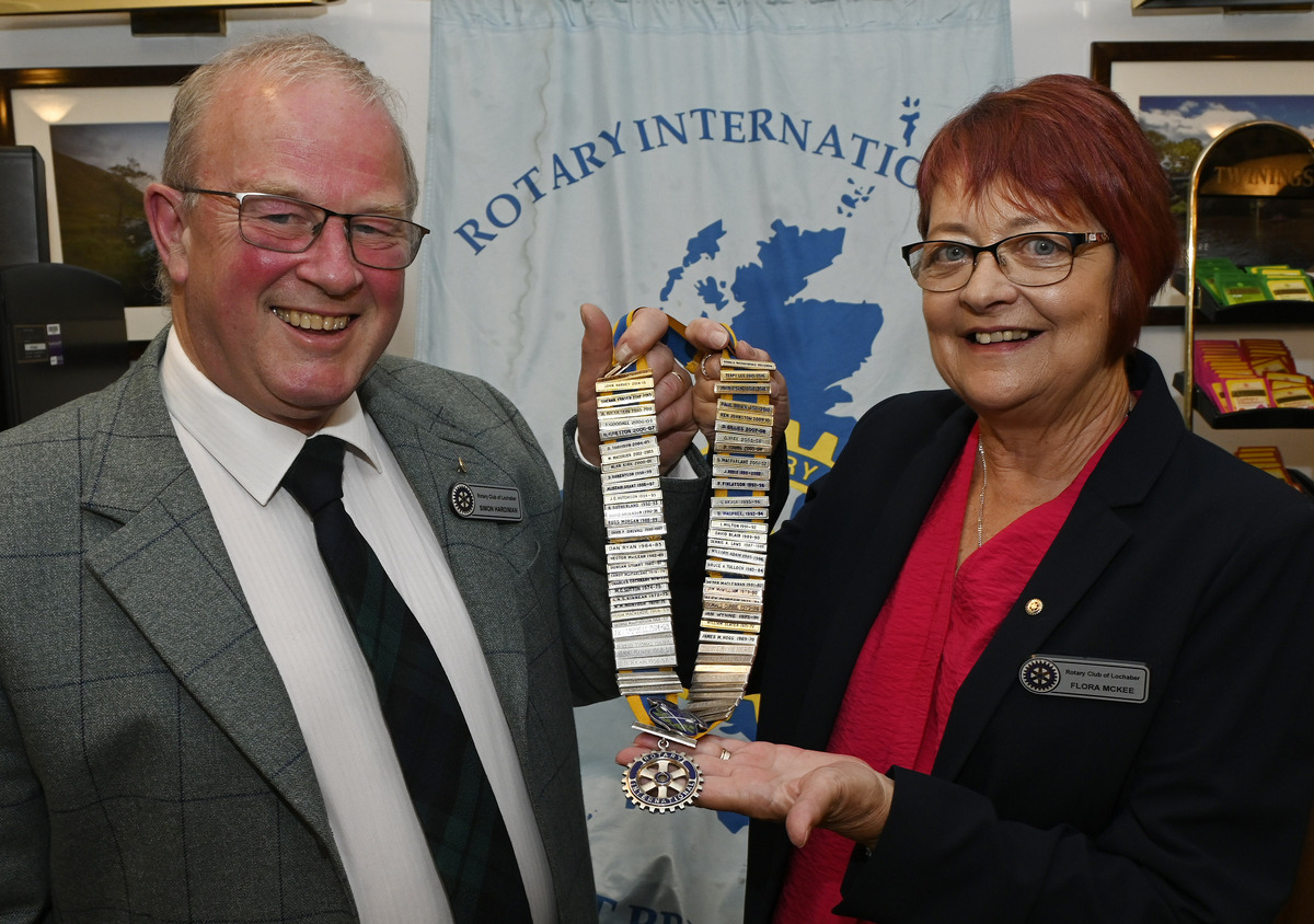 Lochaber Rotary welcomes new president