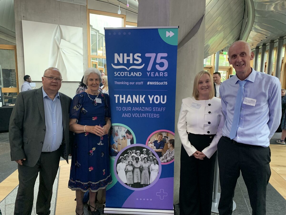 Long-serving staff attend health service's 75th anniversary parliamentary party