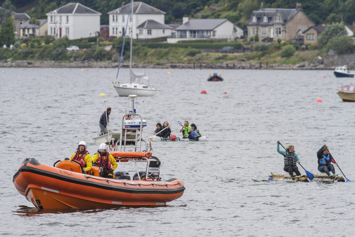Work before play on Cowal lifeboat's day
