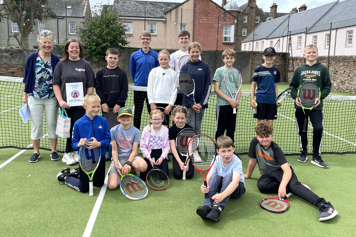 Smashing time at tennis summer camp