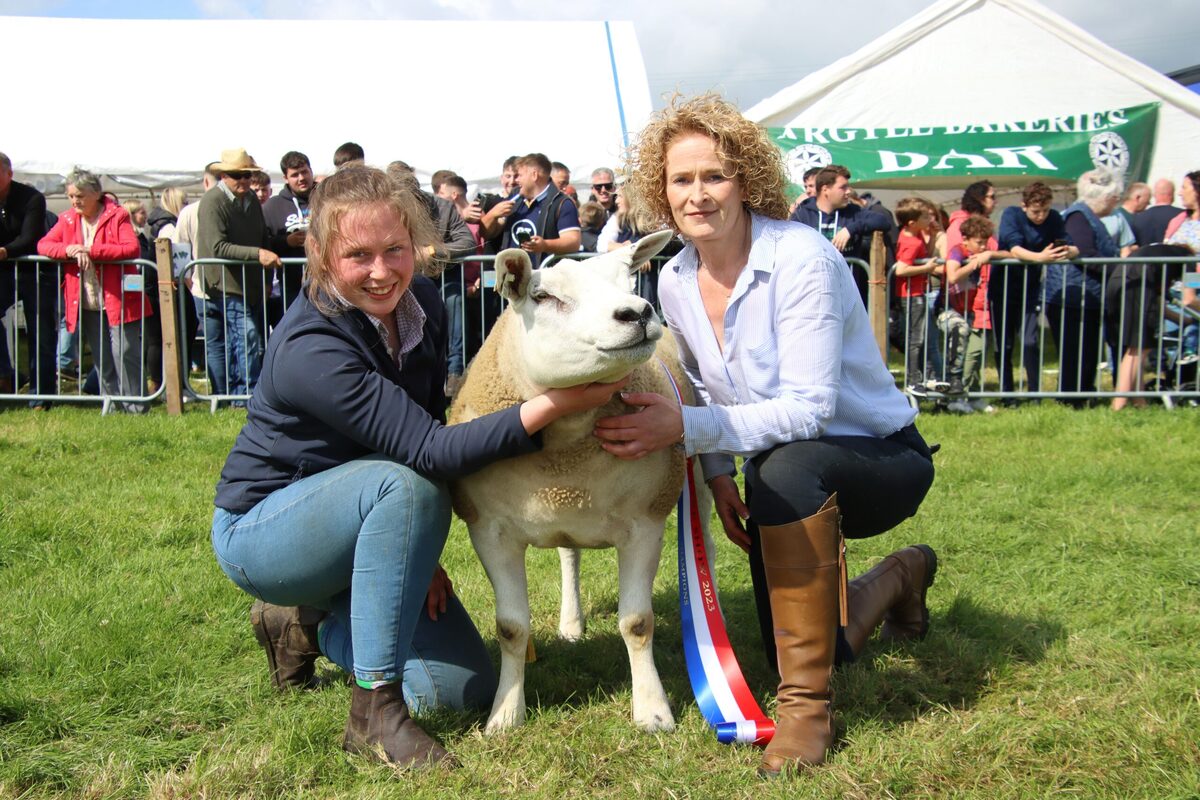 Sun shines as Islay sheep crowned show's champion of champions