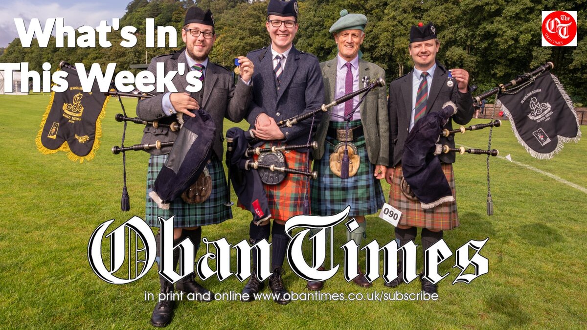 What's In This Week's Oban Times - 30th August 2023
