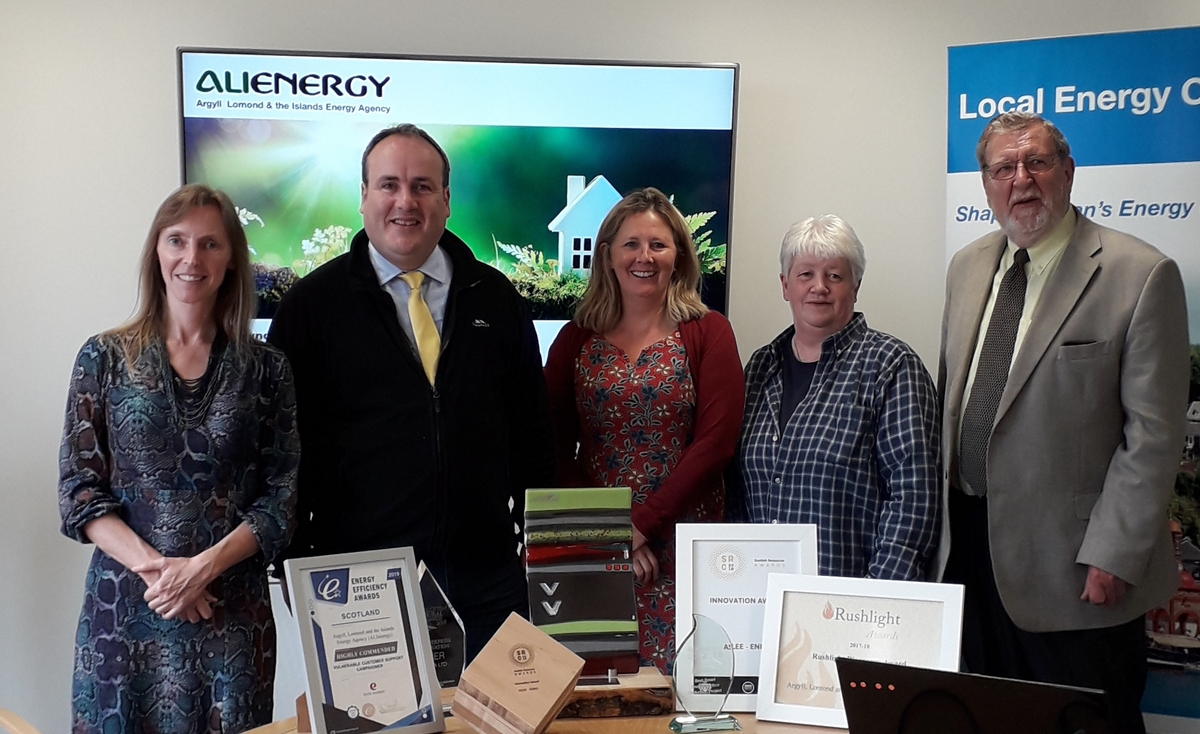 Energy charity visited by MSP