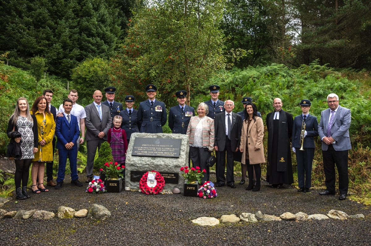 Annual memorial held near Killin for airmen