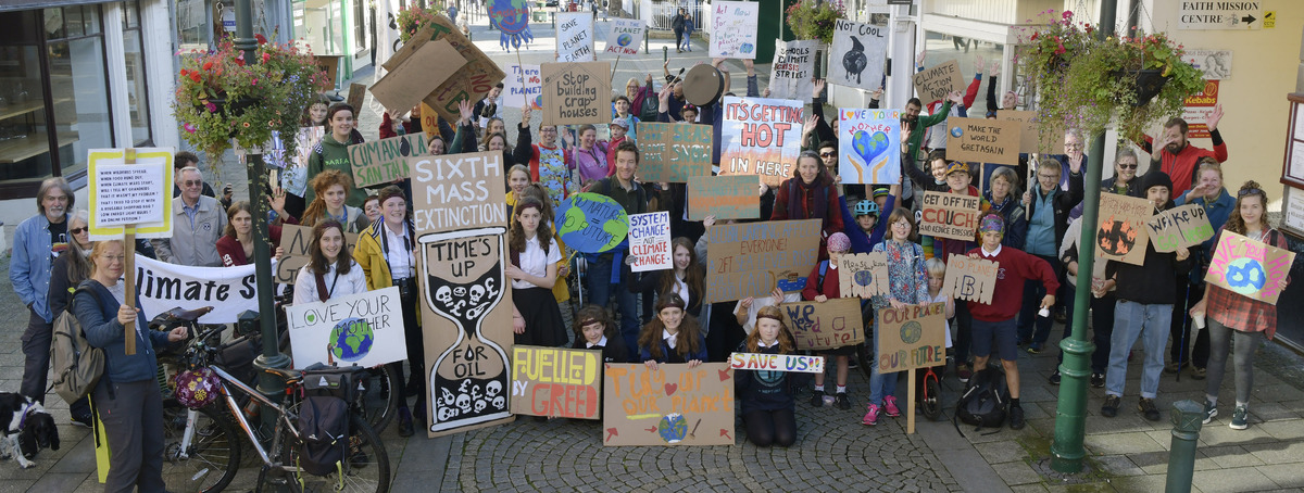 Youngsters walk out for their future in Fort climate strike