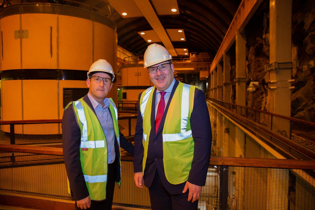 Energy Minister visits Cruachan power plant