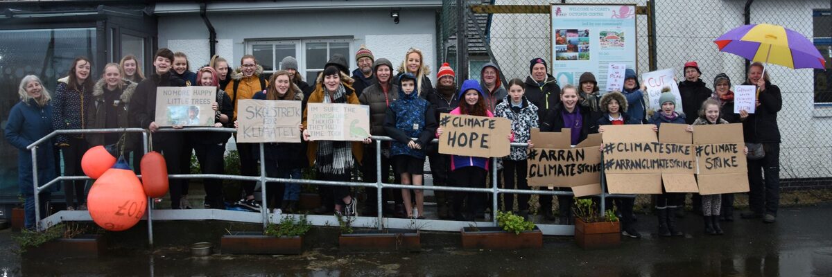 Arran plays its part in global climate strikes