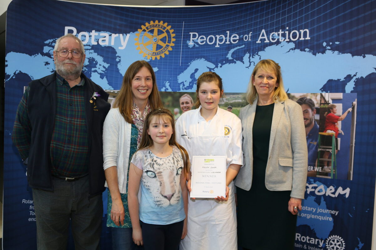Ardnamurchan High's Helen wins at Rotary Young Chef of the Year