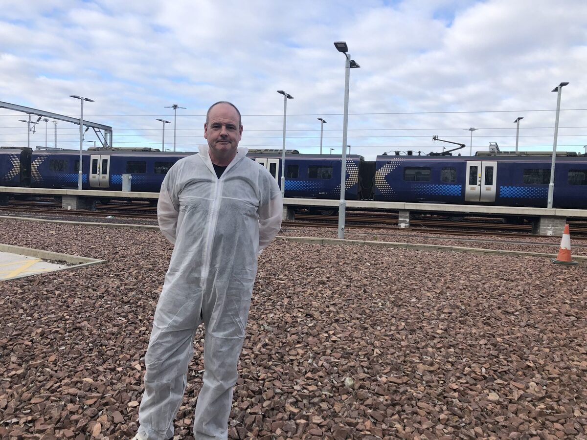 Rail staff work round clock to keep trains clean for key workers
