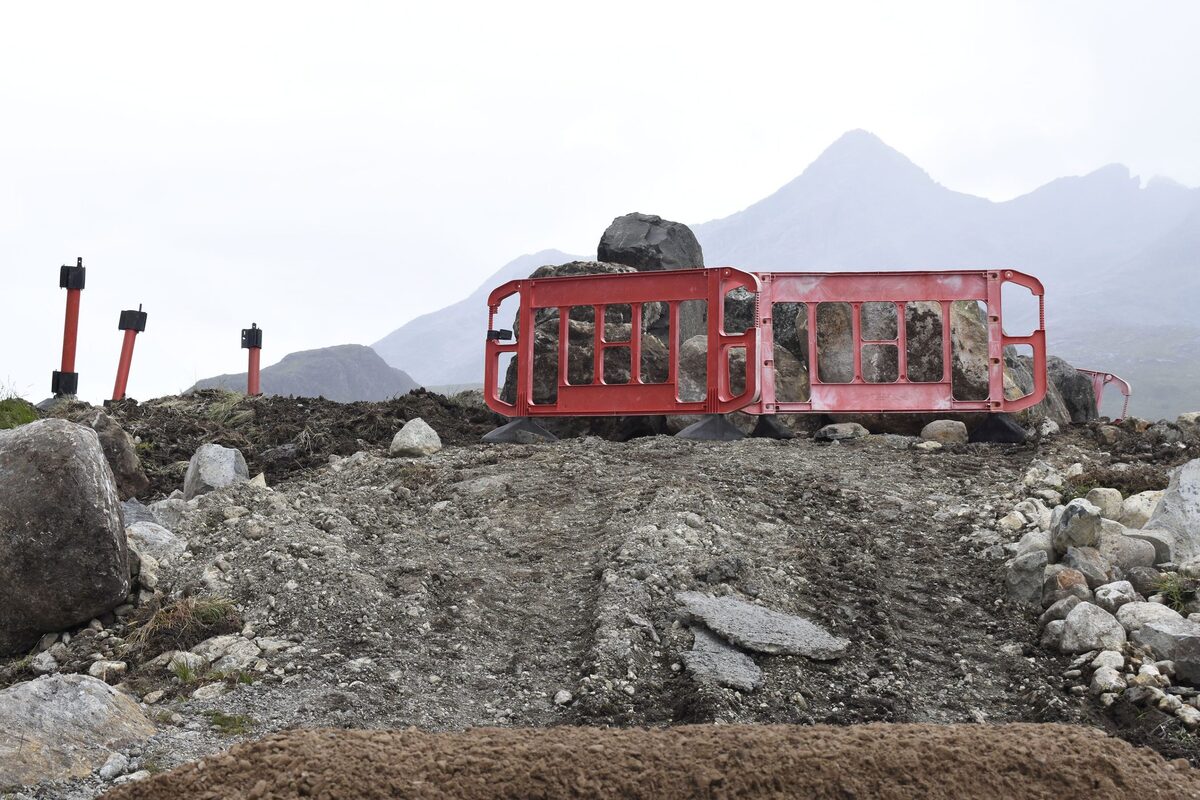 Preparation work starts on site of Skye mountain legends sculpture