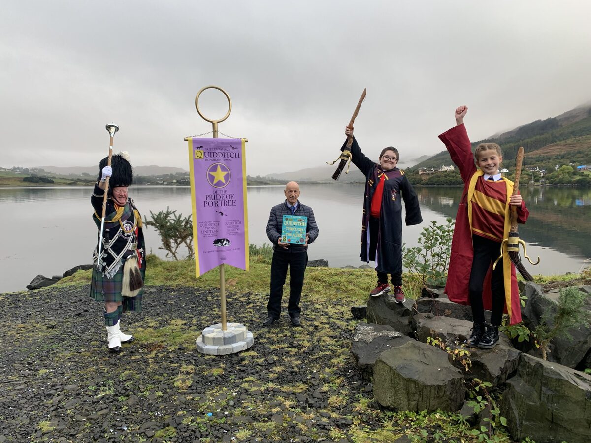 Potter magic for Portree as it celebrates Honorary Quidditch Town status