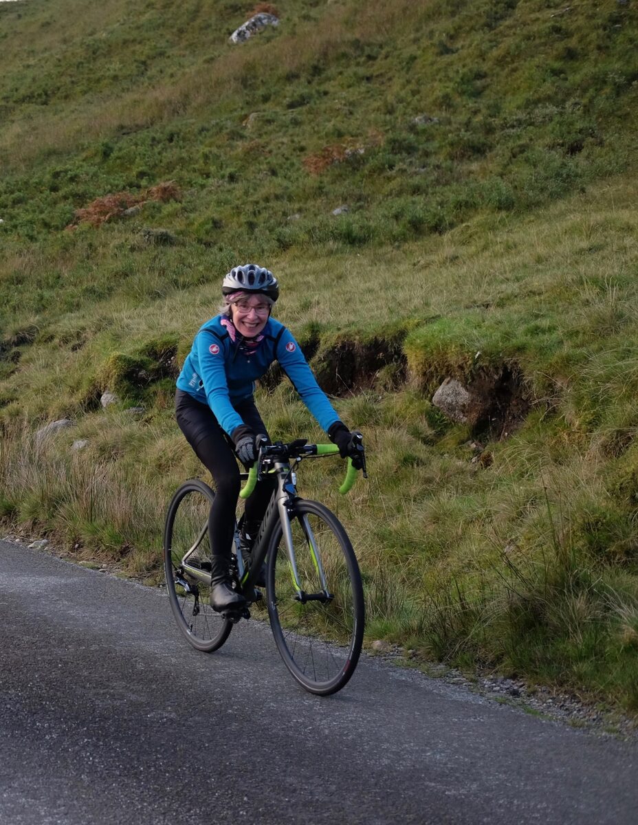 Cyclist Carol makes it up 'Everest'