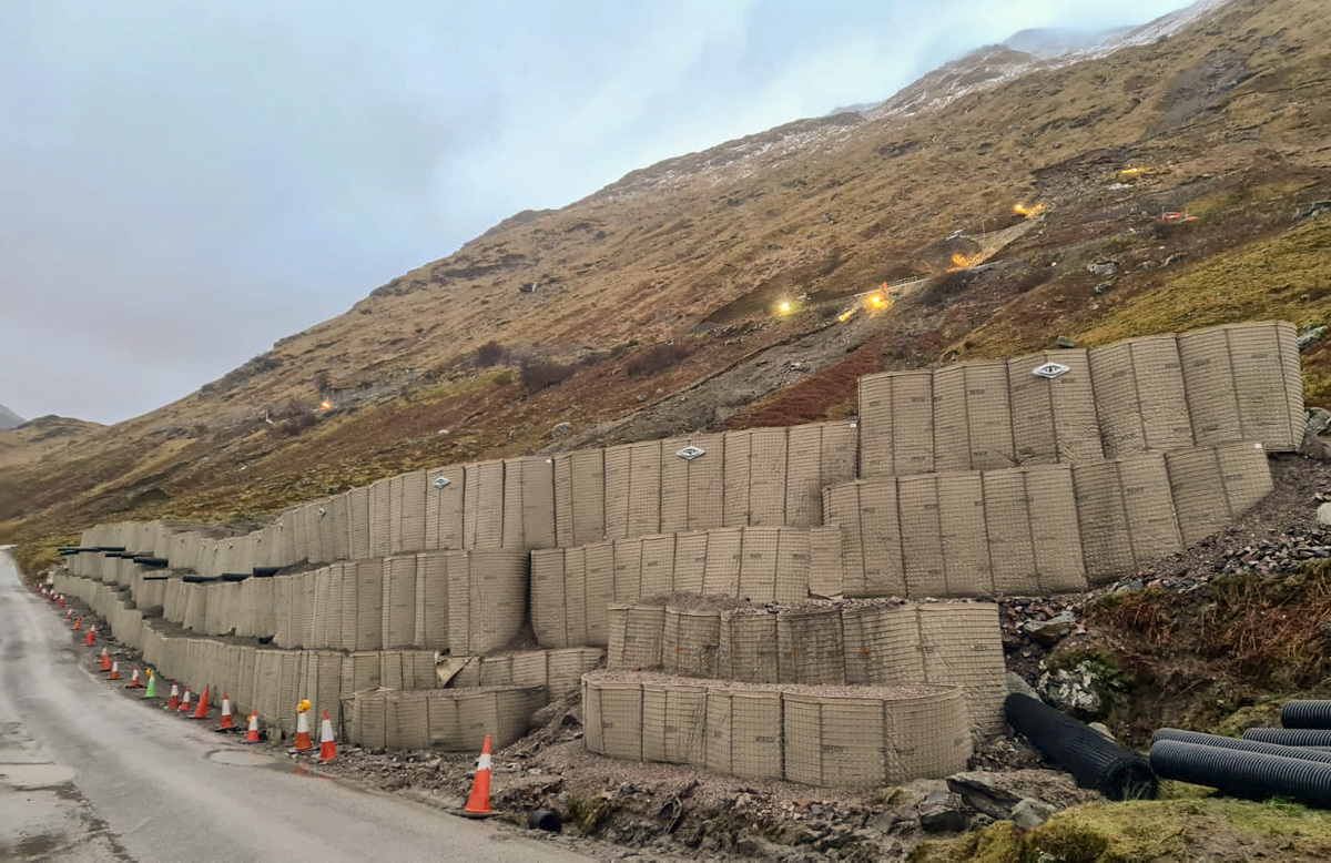 New 145ft long defensive wall for OMR