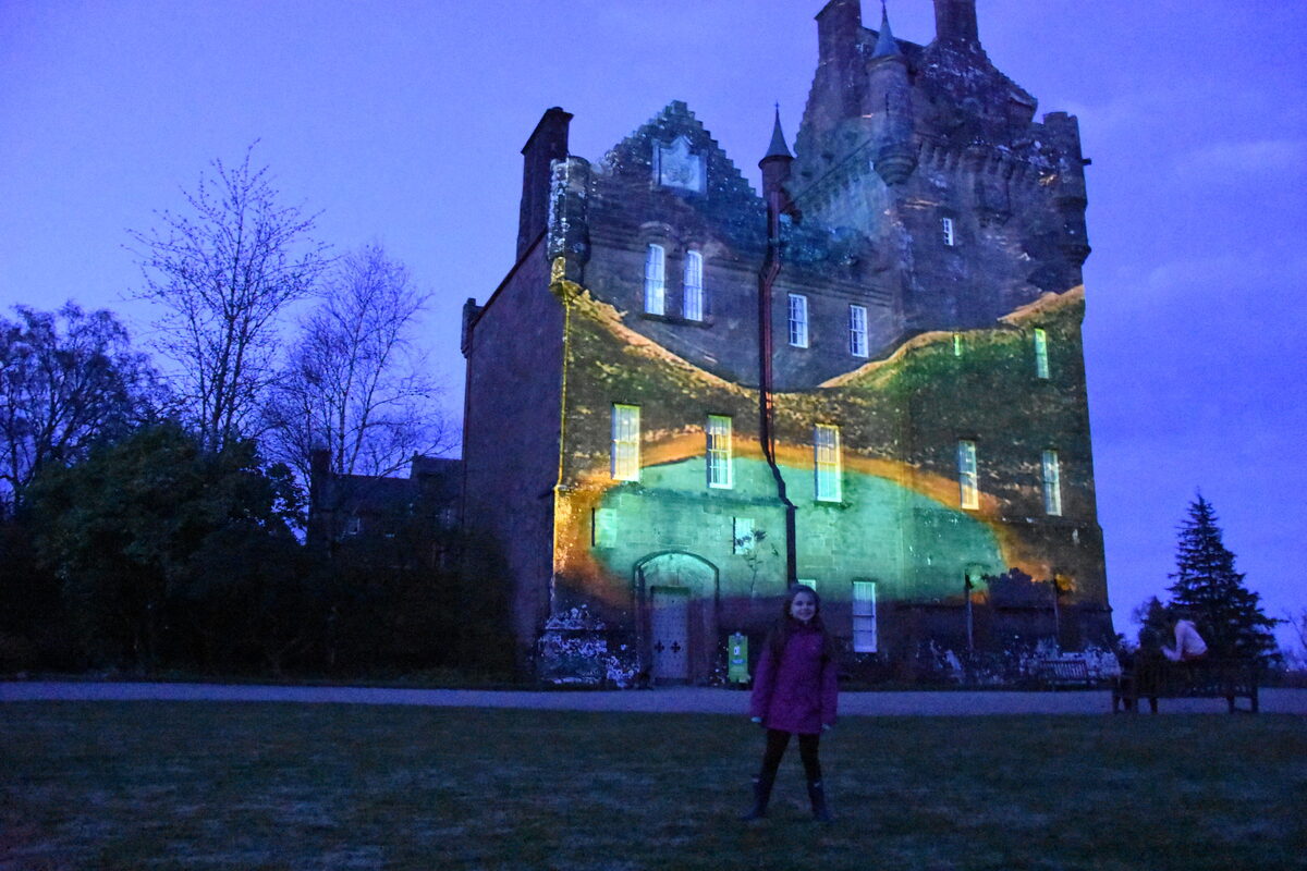 Giant artworks thrill for youngsters at castle