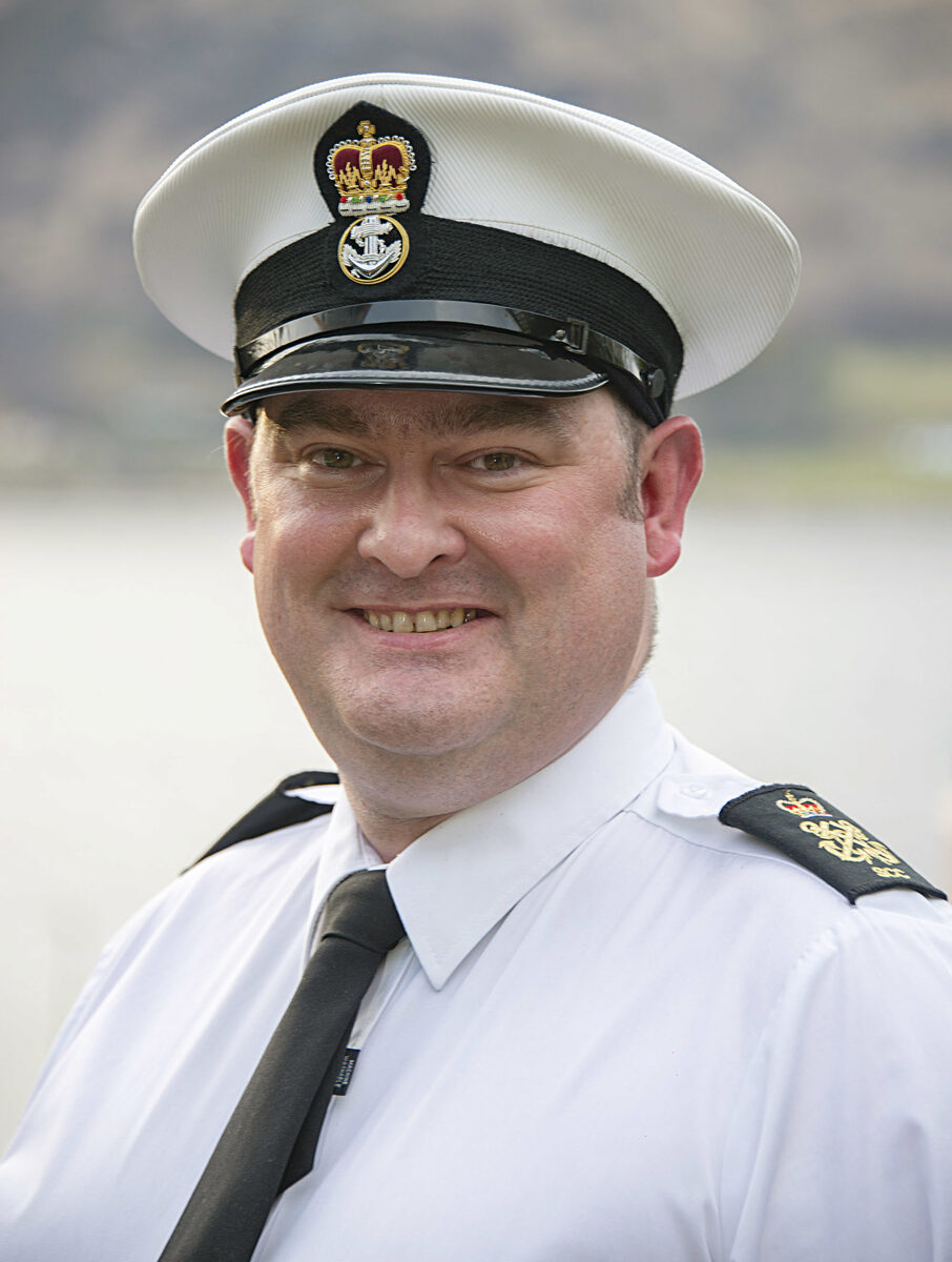 Derick takes the helm at Sea Cadets
