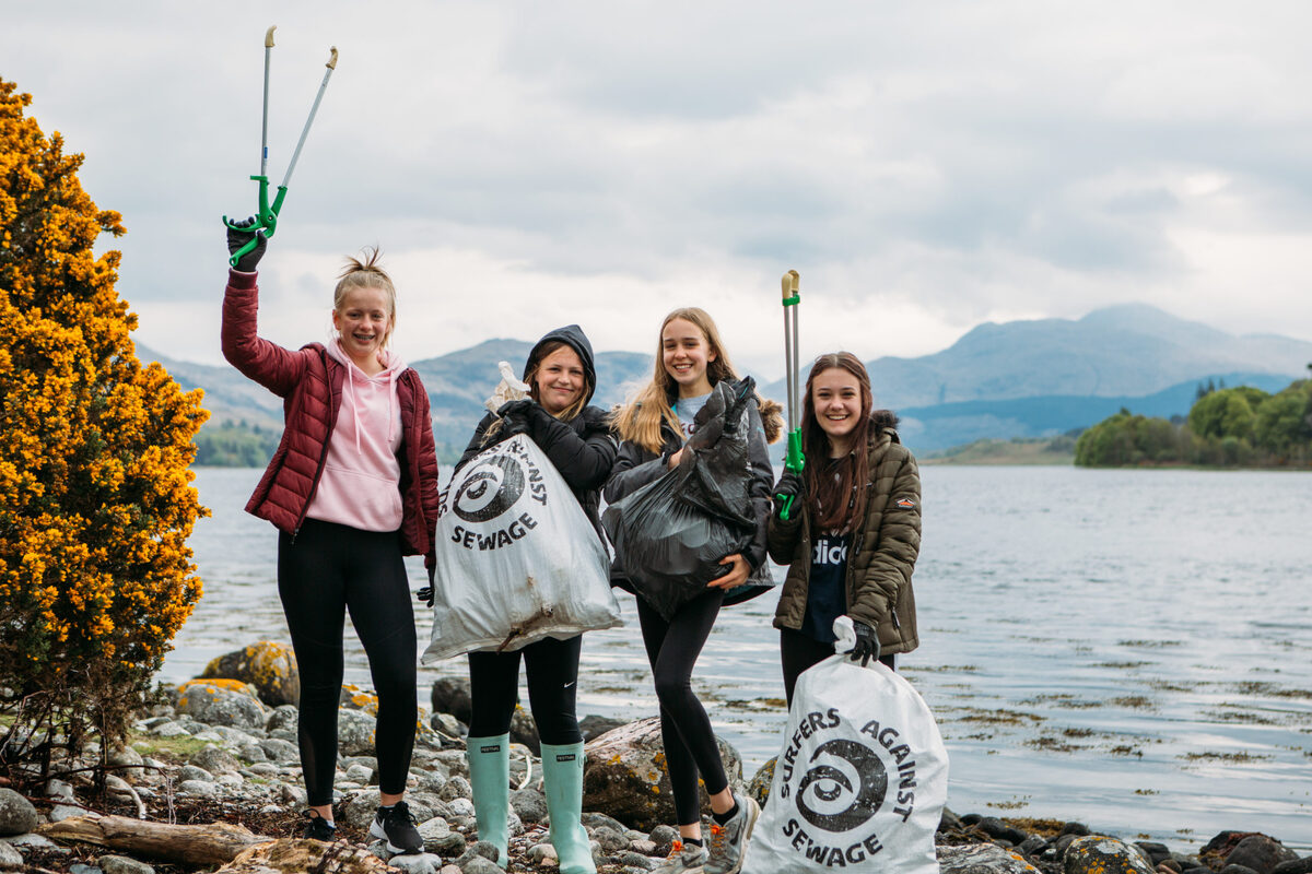 Volunteers clean-up our coastline