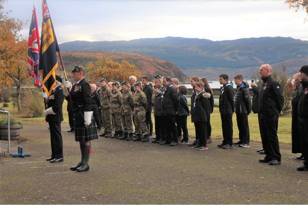 Wreaths laid at Lochalsh, Plockton, Glenelg and Glenshiel