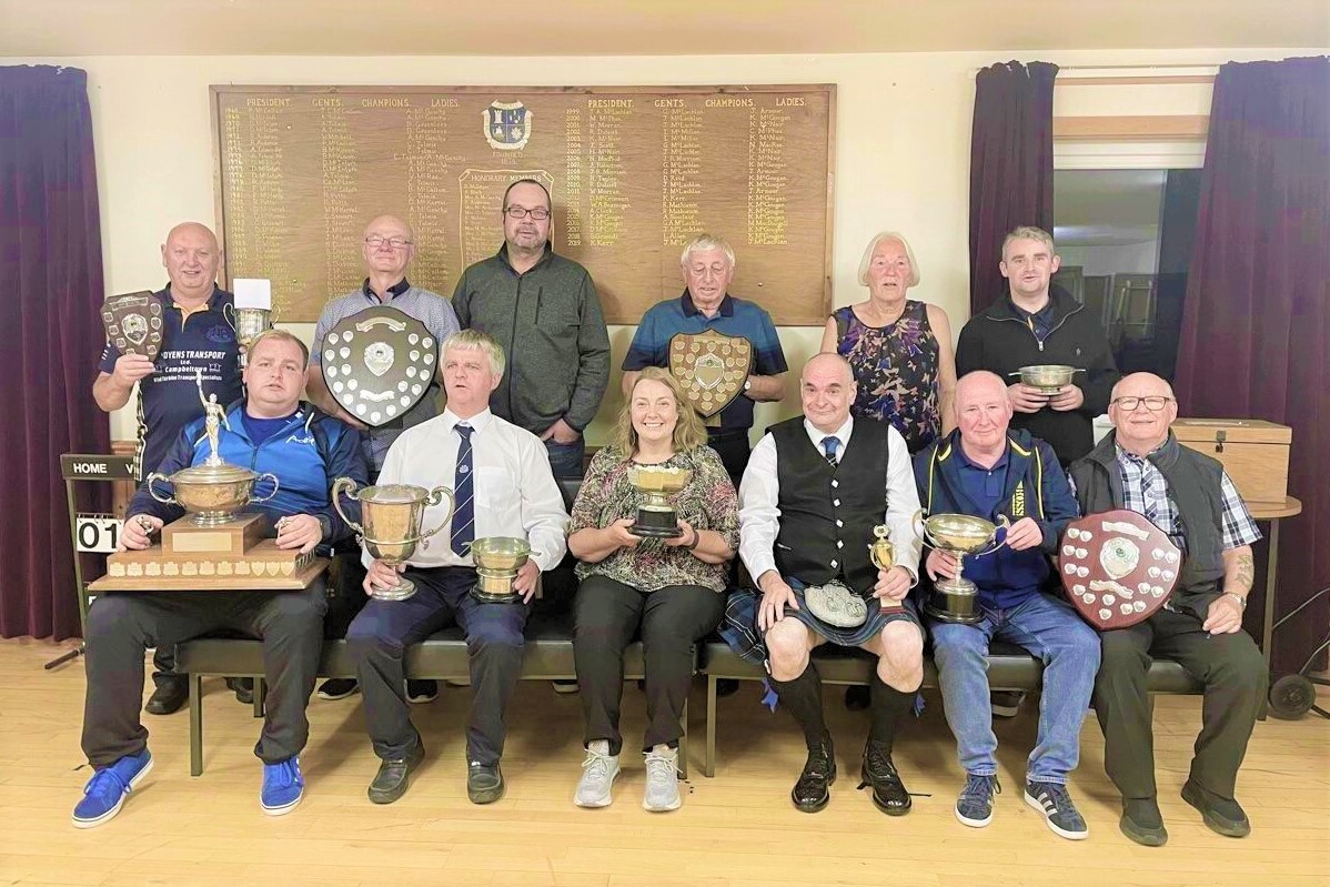 Silverware ceremony for prizewinning bowlers