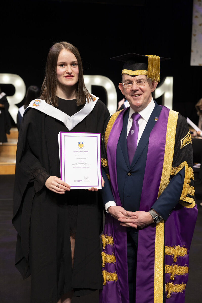 Skye graduate wins coveted Glasgow College prize