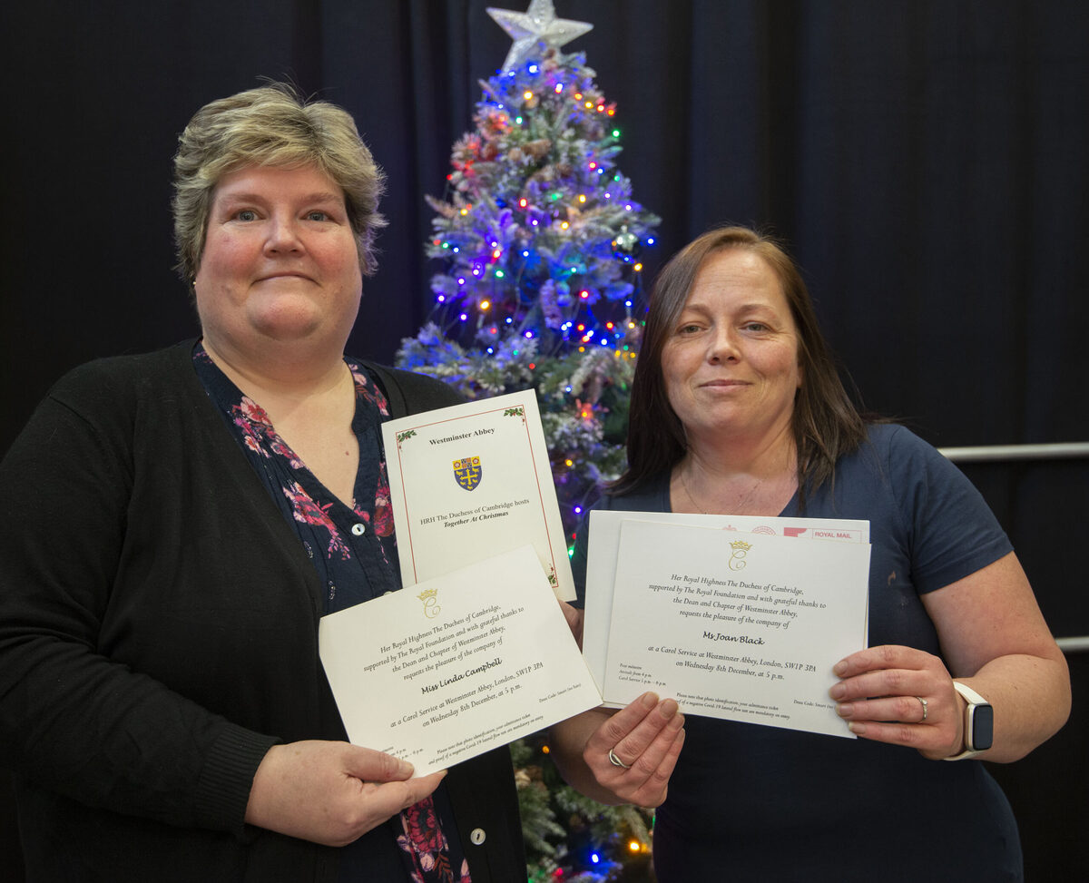 A right royal caroling at Westminster Abbey for Lochaber duo