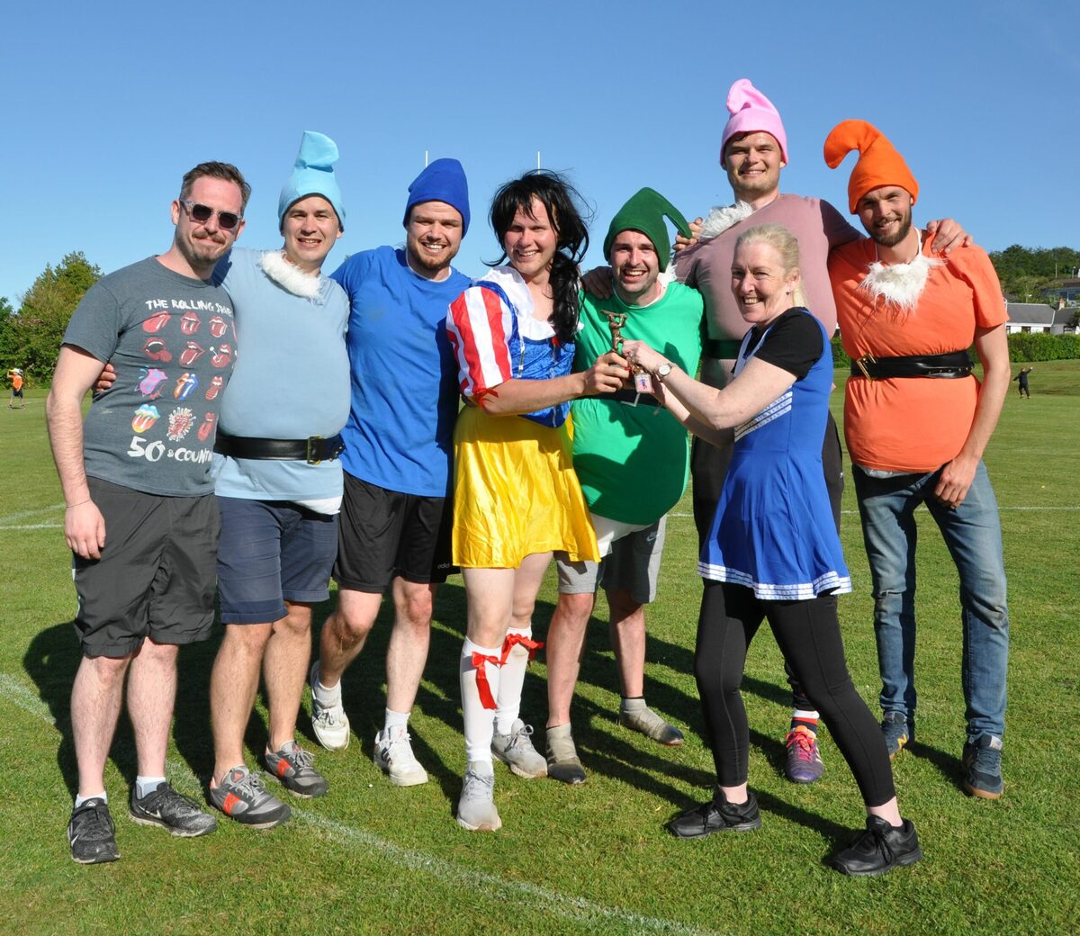 Creative costumes at splendid cricket fun day